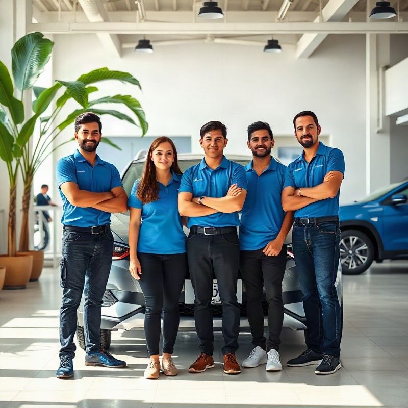 Equipe Stonexforge no showroom em Salvador